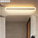GobekUsa Minimalist LED Bar Vanity Light for Bathroom - White Acrylic Wall Mount