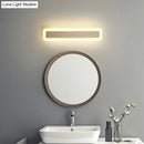 GobekUsa Minimalist LED Bar Vanity Light for Bathroom - White Acrylic Wall Mount