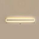GobekUsa Minimalist LED Bar Vanity Light for Bathroom - White Acrylic Wall Mount