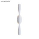 GobekUsa Contemporary LED Vanity Light for Living Room - Linear Wall Sconce Lighting in White Metal