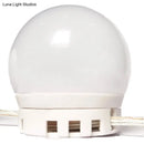 GobekUsa White LED Vanity Strip: Sphere Design for Dressing Room Minimalism and Enhanced Makeup Lighting