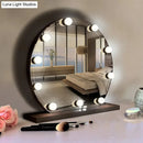 GobekUsa White LED Vanity Strip: Sphere Design for Dressing Room Minimalism and Enhanced Makeup Lighting