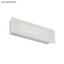 GobekUsa 12" Minimalist Linear LED Wall Sconce in Black/White: Up and Down Iron Shade Wall Mount Lamp