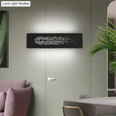 GobekUsa 12" Minimalist Linear LED Wall Sconce in Black/White: Up and Down Iron Shade Wall Mount Lamp