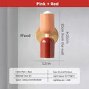 GobekUsa Cream Zipper Wooden Wall Lamp: Minimalist Nordic Design for Bedroom, Living Room Illumination