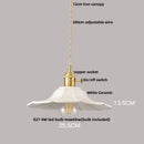 GobekUsa Ceramic LED Pendant Light Fixture for Home Decor Minimalism Hanging Lamp