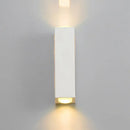 GobekUsa Contemporary Aluminum Wall Sconce for Bedroom - 2-Light Warm/White Rectangle Light