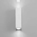 GobekUsa Contemporary Aluminum Wall Sconce for Bedroom - 2-Light Warm/White Rectangle Light