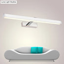 GobekUsa Minimalist White Rod Acrylic LED Wall Lamp - Bathroom Vanity Light
