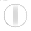 GobekUsa LED Wall Sconce with Acrylic Shade: Simple Style, White Round/Square Design, Warm/White Light
