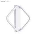 GobekUsa LED Wall Sconce with Acrylic Shade: Simple Style, White Round/Square Design, Warm/White Light