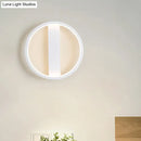 GobekUsa LED Wall Sconce with Acrylic Shade: Simple Style, White Round/Square Design, Warm/White Light