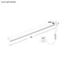GobekUsa Simplicity Stainless Steel LED Vanity Wall Light with Rounded Corners