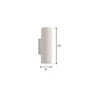 GobekUsa Nordic Terrazzo Shade Up/Down Wall Sconce with 2-Bulb Cylindrical Lamp for Stairs