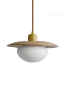 GobekUsa Cream Wind Pendant Lights LED E27 Minimalist Modern Fixtures for Kitchen Island