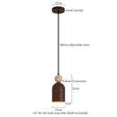 GobekUsa Cuboid Stone LED Pendant Lights Wood Yellow Travertine Interior Lighting Hanging Lamp