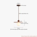 GobekUsa Cuboid Stone LED Pendant Lights Wood Yellow Travertine Interior Lighting Hanging Lamp