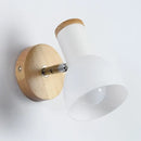 GobekUsa Frosted Glass & Metal Torch Wall Lamp - Contemporary White Study Room Light