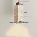 GobekUsa LED Yellow Travertine Hanging Lamp for Home Decor and Lighting Fixtures