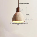 GobekUsa LED Yellow Travertine Hanging Lamp for Home Decor and Lighting Fixtures