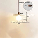 GobekUsa LED Yellow Travertine Hanging Lamp for Home Decor and Lighting Fixtures