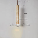 GobekUsa LED Yellow Travertine Hanging Lamp for Home Decor and Lighting Fixtures