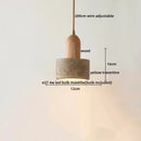 GobekUsa LED Yellow Travertine Hanging Lamp for Home Decor and Lighting Fixtures