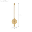 GobekUsa Simple Style Wall Mounted Acrylic Sconce Light in Yellow - Warm/White/Natural Light
