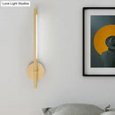 GobekUsa Simple Style Wall Mounted Acrylic Sconce Light in Yellow - Warm/White/Natural Light