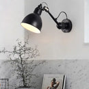GobekUsa Minimalist 1-Head Wall Lamp with Metal Shade - Black/White Sconce Lighting for Living Room