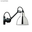GobekUsa Minimalist 1-Head Wall Lamp with Metal Shade - Black/White Sconce Lighting for Living Room