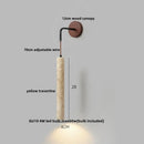 GobekUsa Adjustable LED Wall Sconce Yellow Travertine Stair Light Fixture for Home Decor