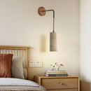 GobekUsa Adjustable LED Wall Sconce Yellow Travertine Stair Light Fixture for Home Decor