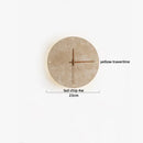 GobekUsa LED Wall Light: Nordic Modern Design with White Glass & Yellow Travertine Wood