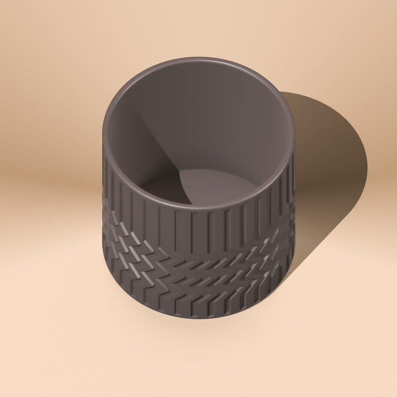 Minimalist Zig-Zag Planter