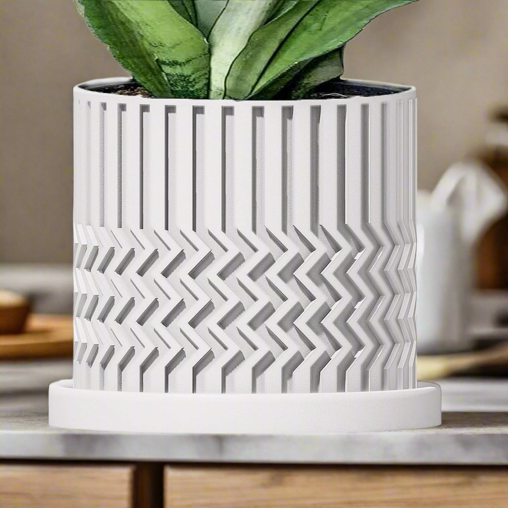 Minimalist Zig-Zag Planter, photo 11 of 18