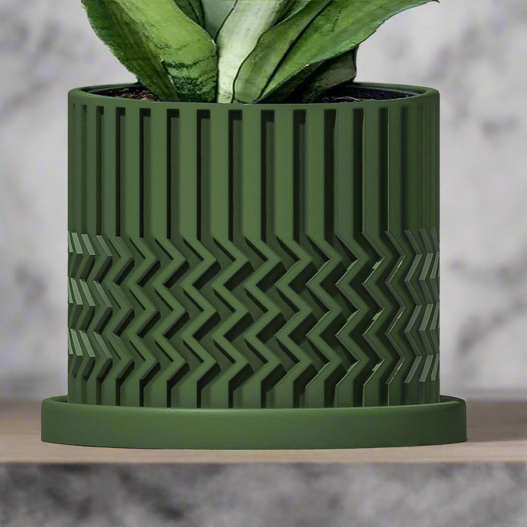 Minimalist Zig-Zag Planter, photo 10 of 18