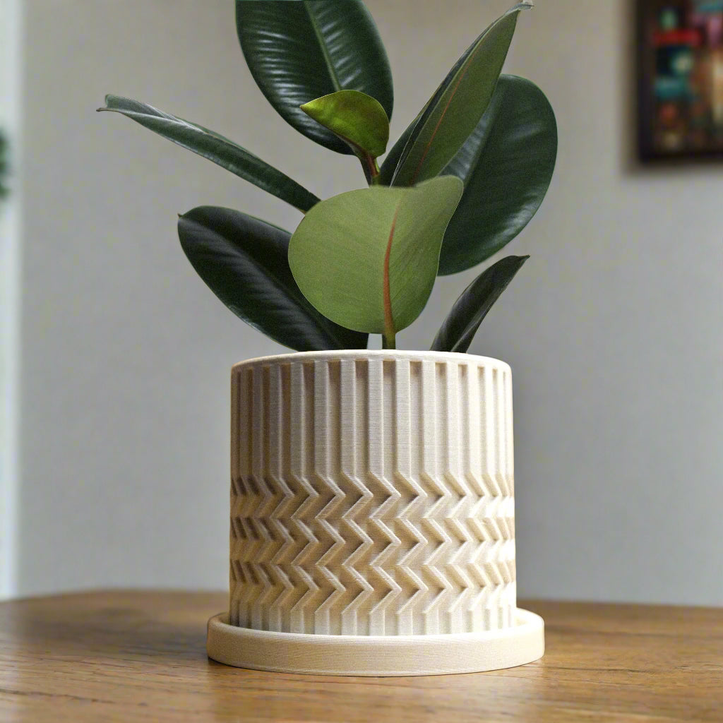 Minimalist Zig-Zag Planter, photo 2 of 18