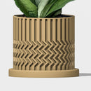 Minimalist Zig-Zag Planter