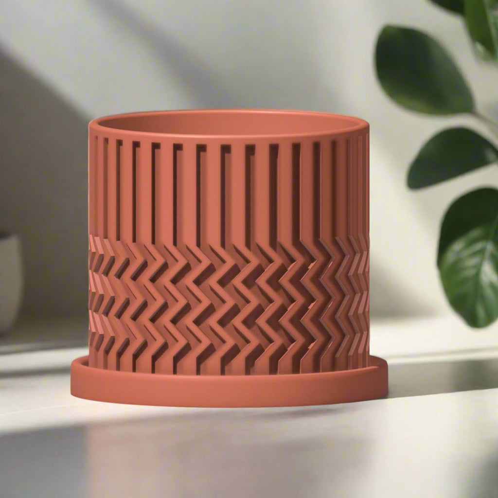 Minimalist Zig-Zag Planter, photo 5 of 18