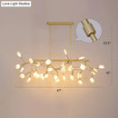 GobekUsa Minimalistic Acrylic Twig Ceiling Pendant Light - Island Lighting Ideas for Dining Room