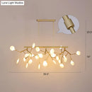 GobekUsa Minimalistic Acrylic Twig Ceiling Pendant Light - Island Lighting Ideas for Dining Room