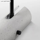 GobekUsa Minimalistic Grey LED Wall Spotlight with Cylindrical Shade