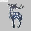 GobekUsa Minimalistic LED Bedroom Wall Sconce with Deer Crystal Shade - Warm/White Light Options