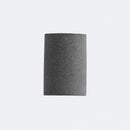 GobekUsa Minimalistic LED Wall Light: Half Cylinder Living Room Sconce with Cement Fixture