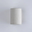 GobekUsa Minimalistic LED Wall Light: Half Cylinder Living Room Sconce with Cement Fixture