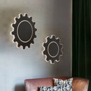 GobekUsa Minimalistic LED Wall Sconce: Acrylic Black/White Finish, Warm/White Light
