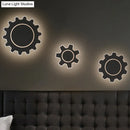GobekUsa Minimalistic LED Wall Sconce: Acrylic Black/White Finish, Warm/White Light