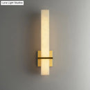 GobekUsa Minimalistic Marble Wall Sconce - White LED Light for Aisle, Wall Mounted