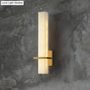 GobekUsa Minimalistic Marble Wall Sconce - White LED Light for Aisle, Wall Mounted